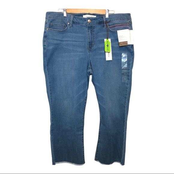 Vintage America Demi Boot-y Mid Rise Crop Bootcut - Picture 2 of 7